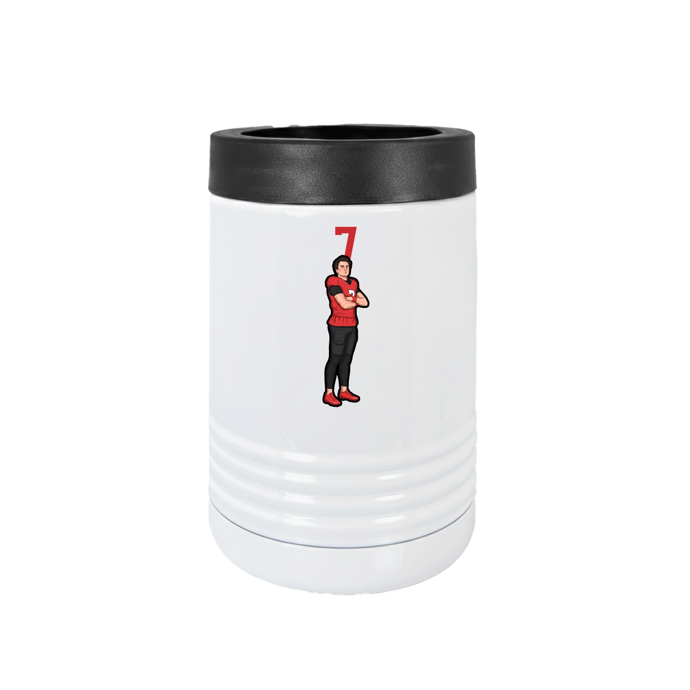 Beverage Holder — Number Top in White