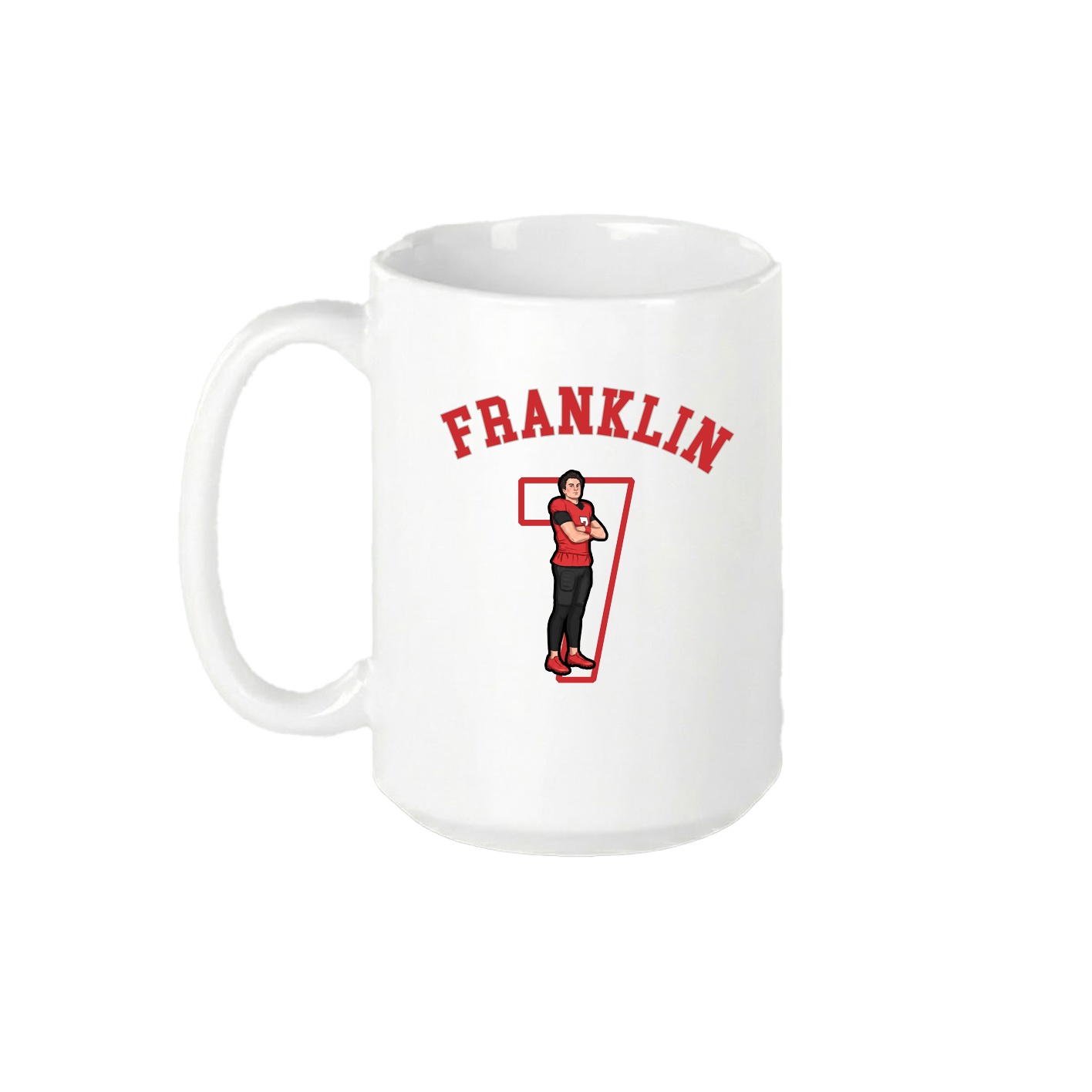 15oz Coffee Mug — Shirsey Arch in White