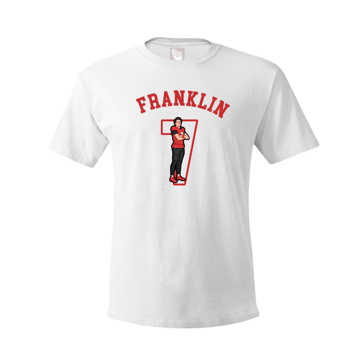 Youth Tee — Shirsey Arch in White