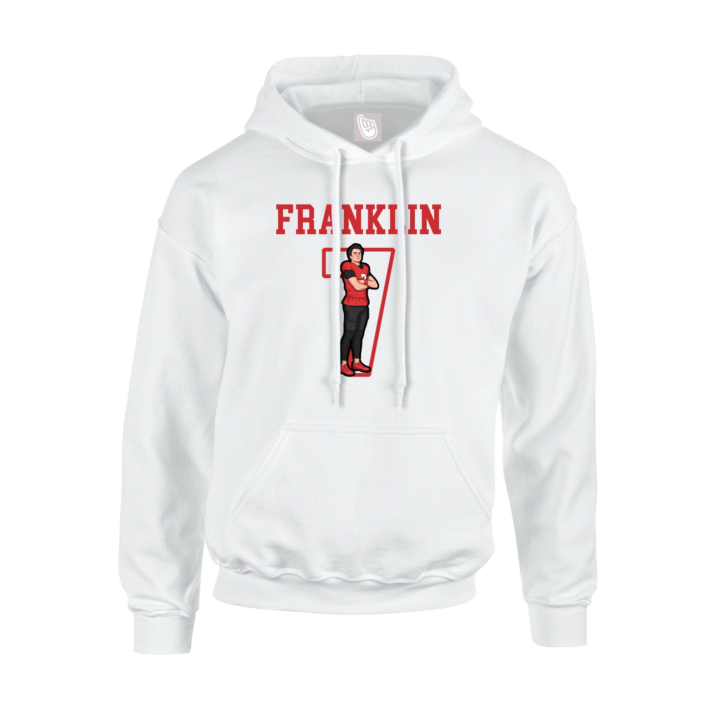Youth Hoodie — Shirsey in White