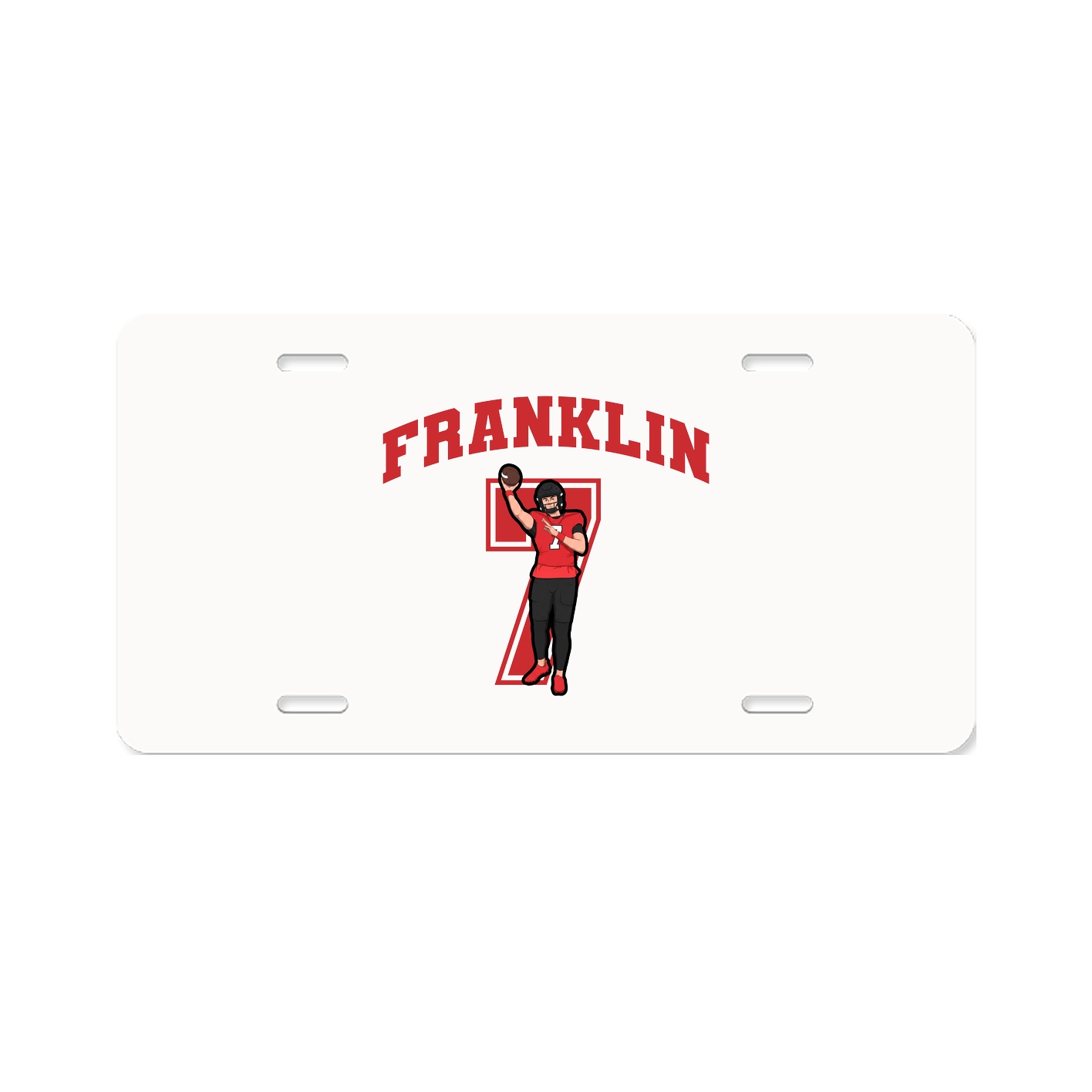 License Plate — Number in Classic