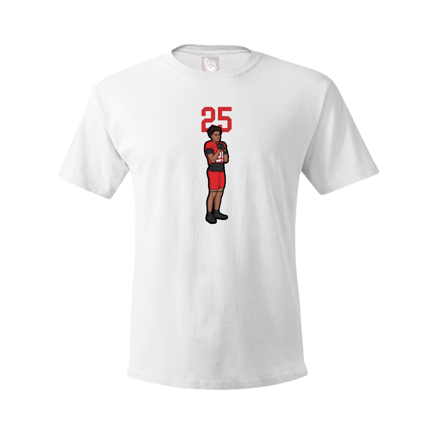 Tee — Number Top in White