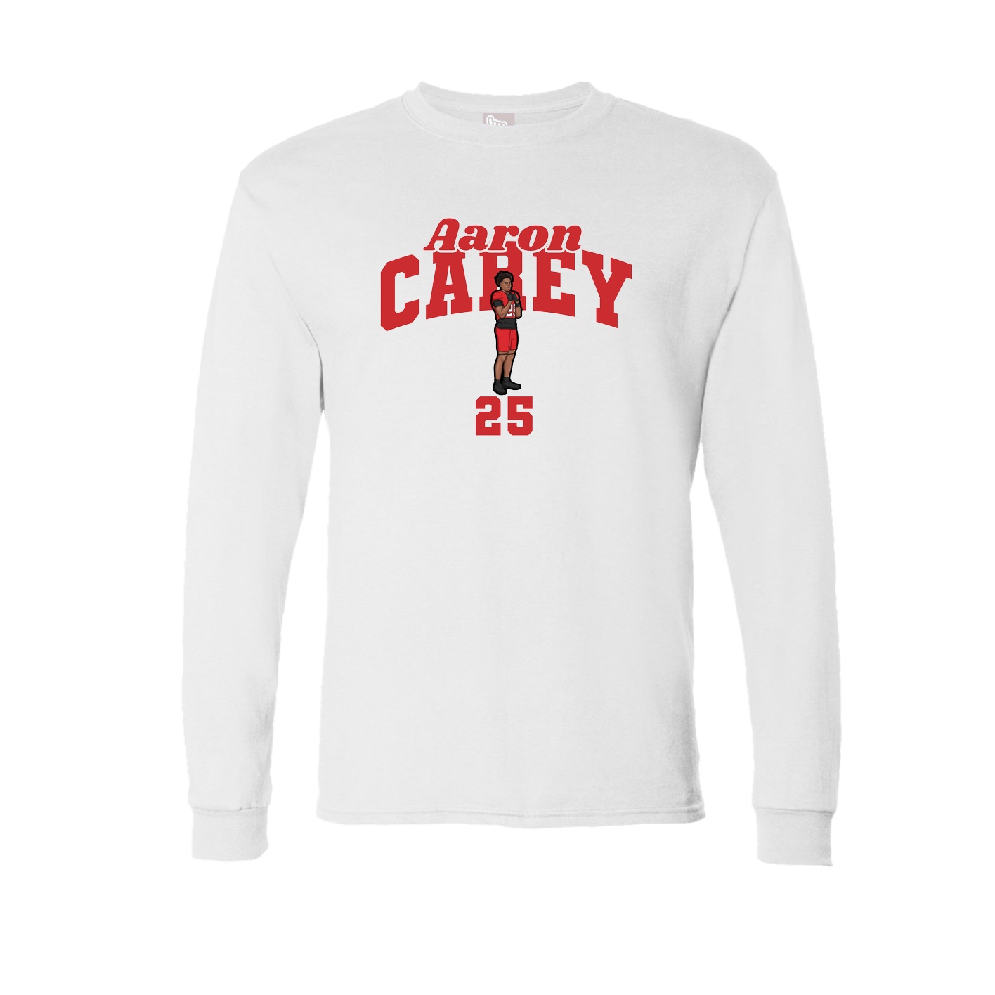 Long Sleeve Tee — Signature Arch in White