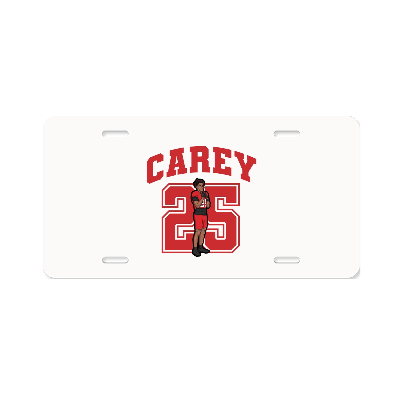 License Plate — Number in Classic