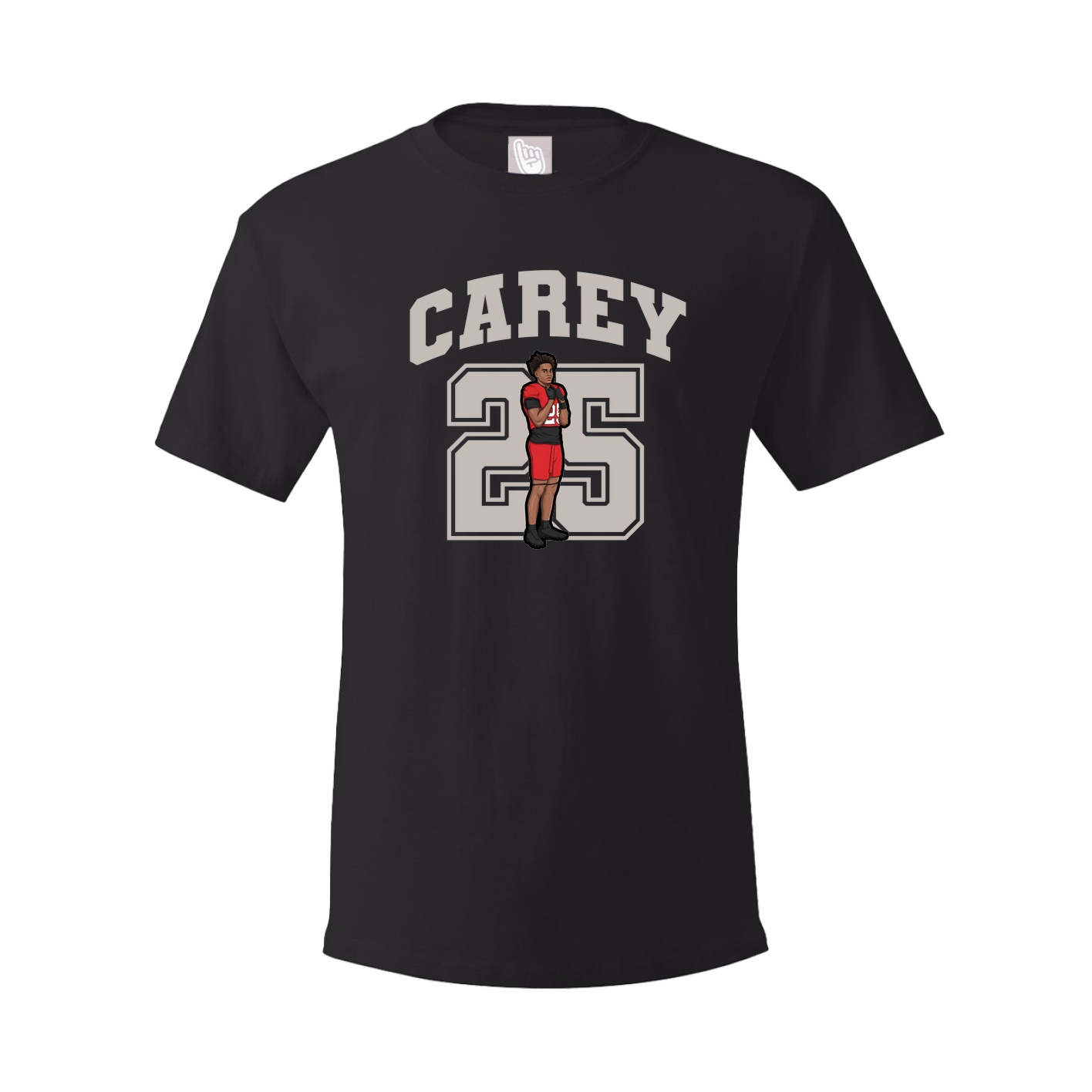 Youth Tee — Number in Black