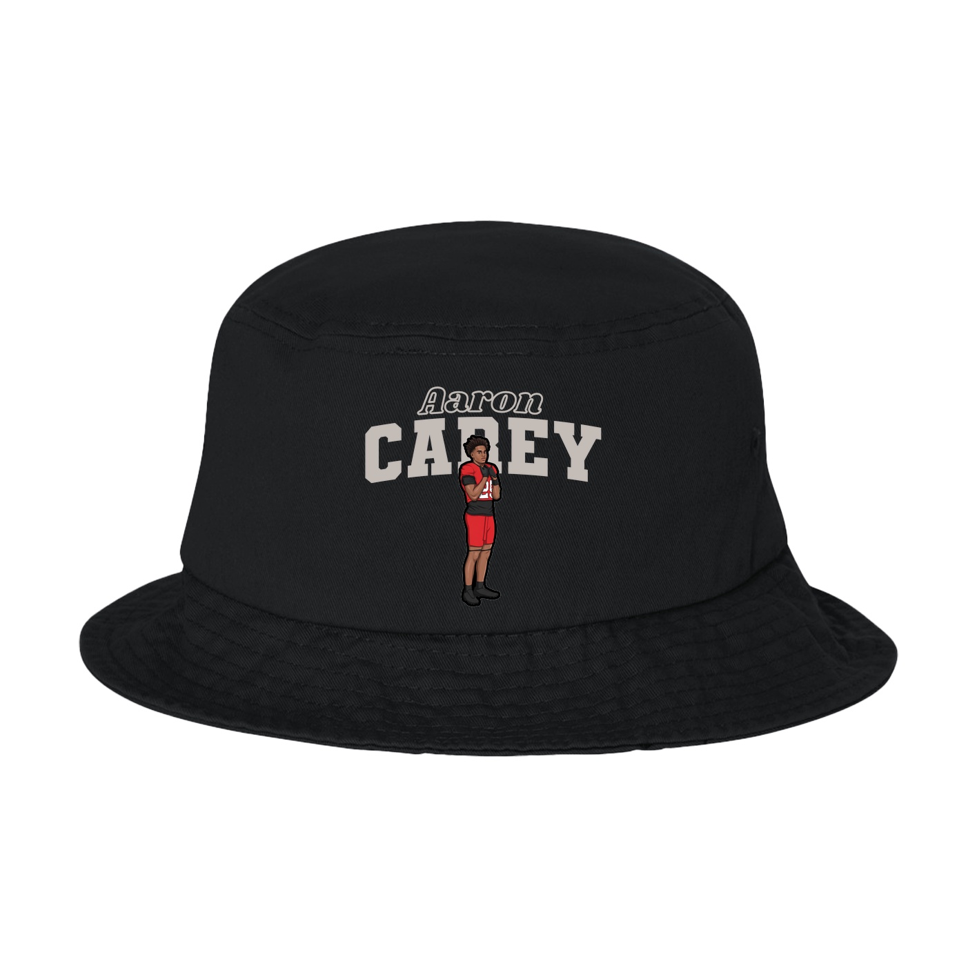Bucket Cap — Name Arch in Black