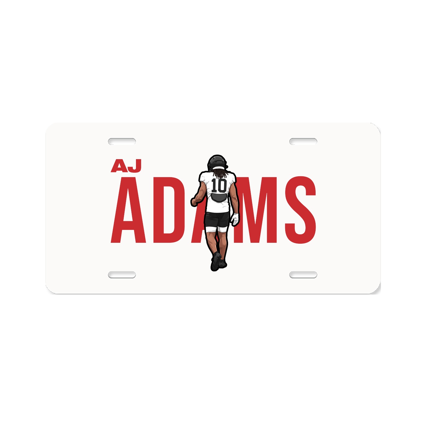 License Plate — Player Name in Classic