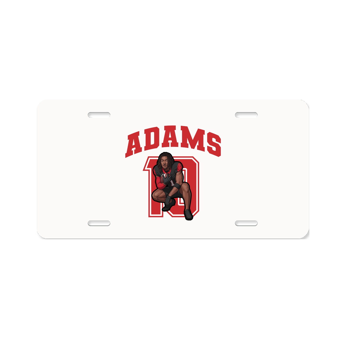 License Plate — Number in Classic