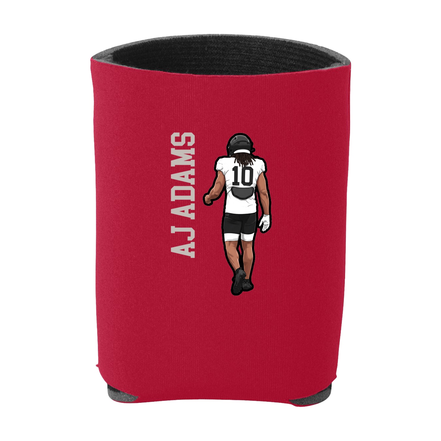 Can Holder — Name Vertical in Red