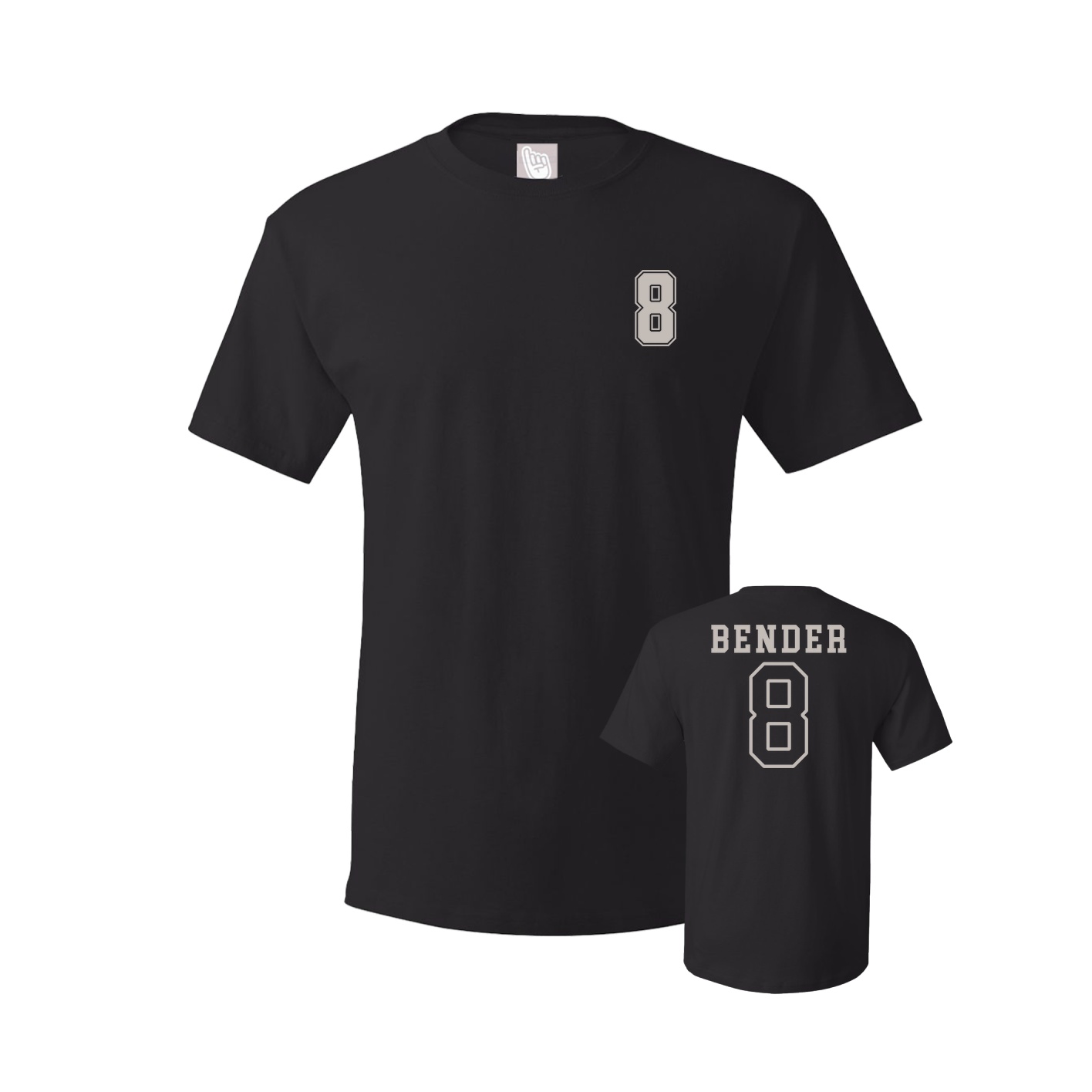Youth Tee — Chest Back in Black