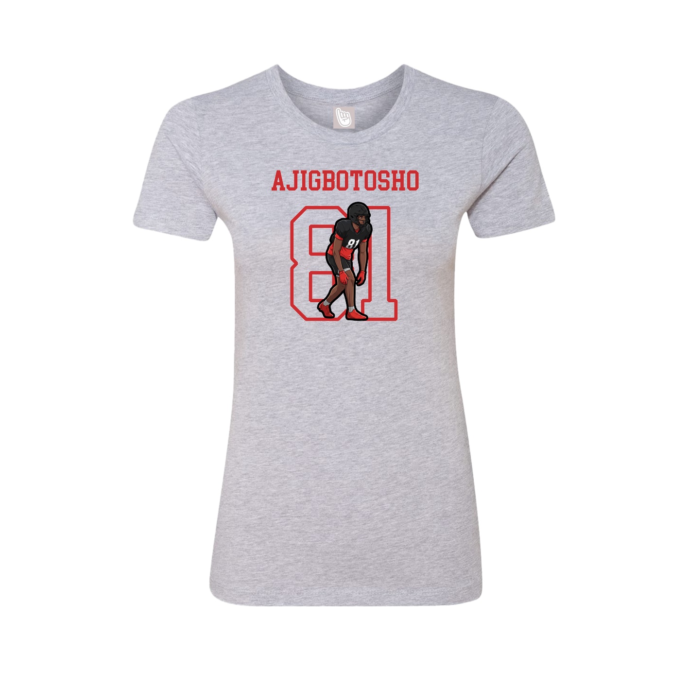 Fitted Women's Tee — Shirsey in Grey