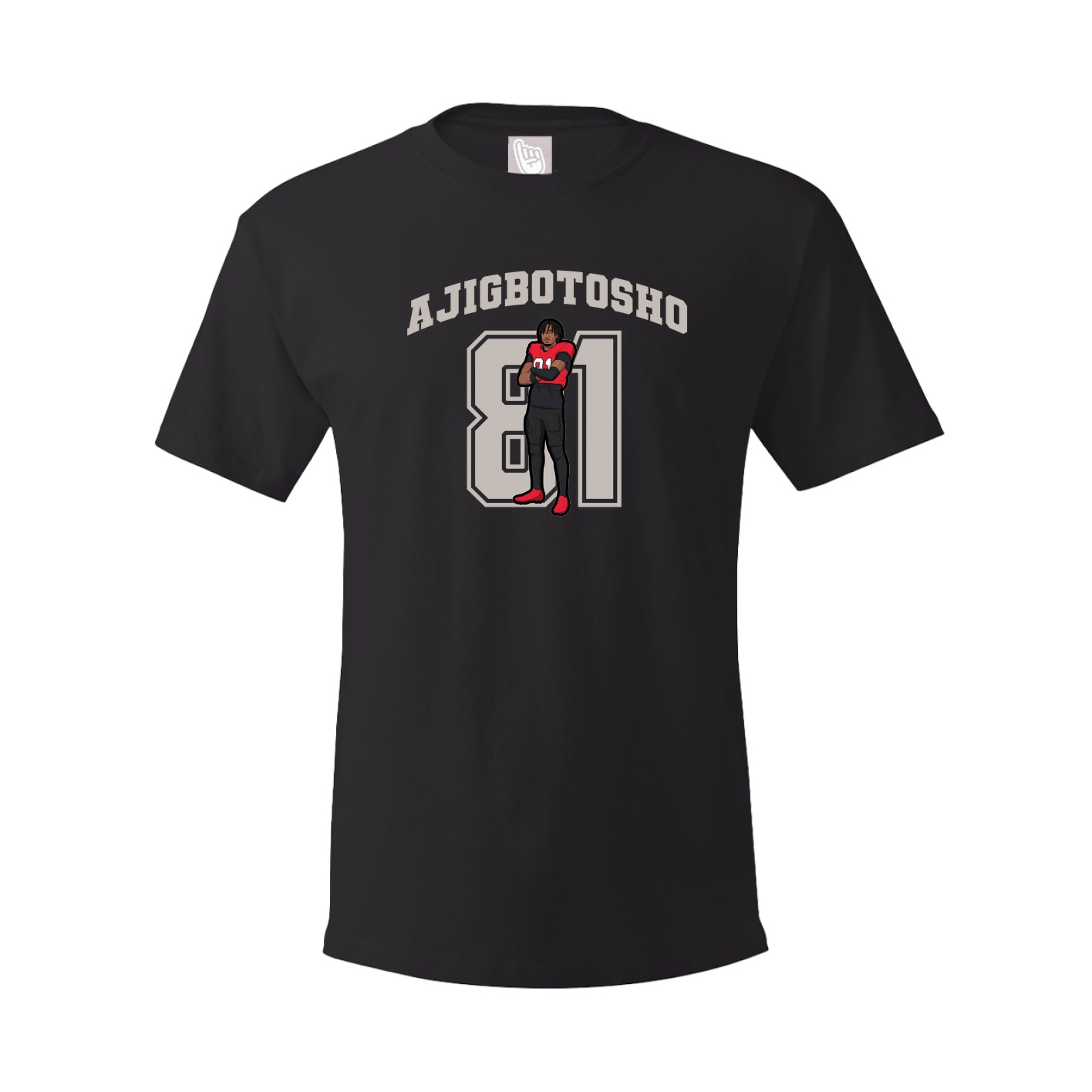 Youth Tee — Number in Black