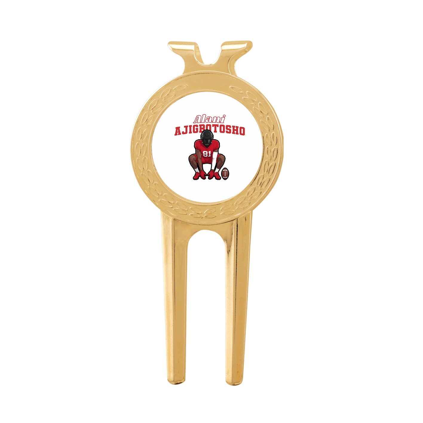 Divot Tool with Ball Marker — Name Arch in Classic