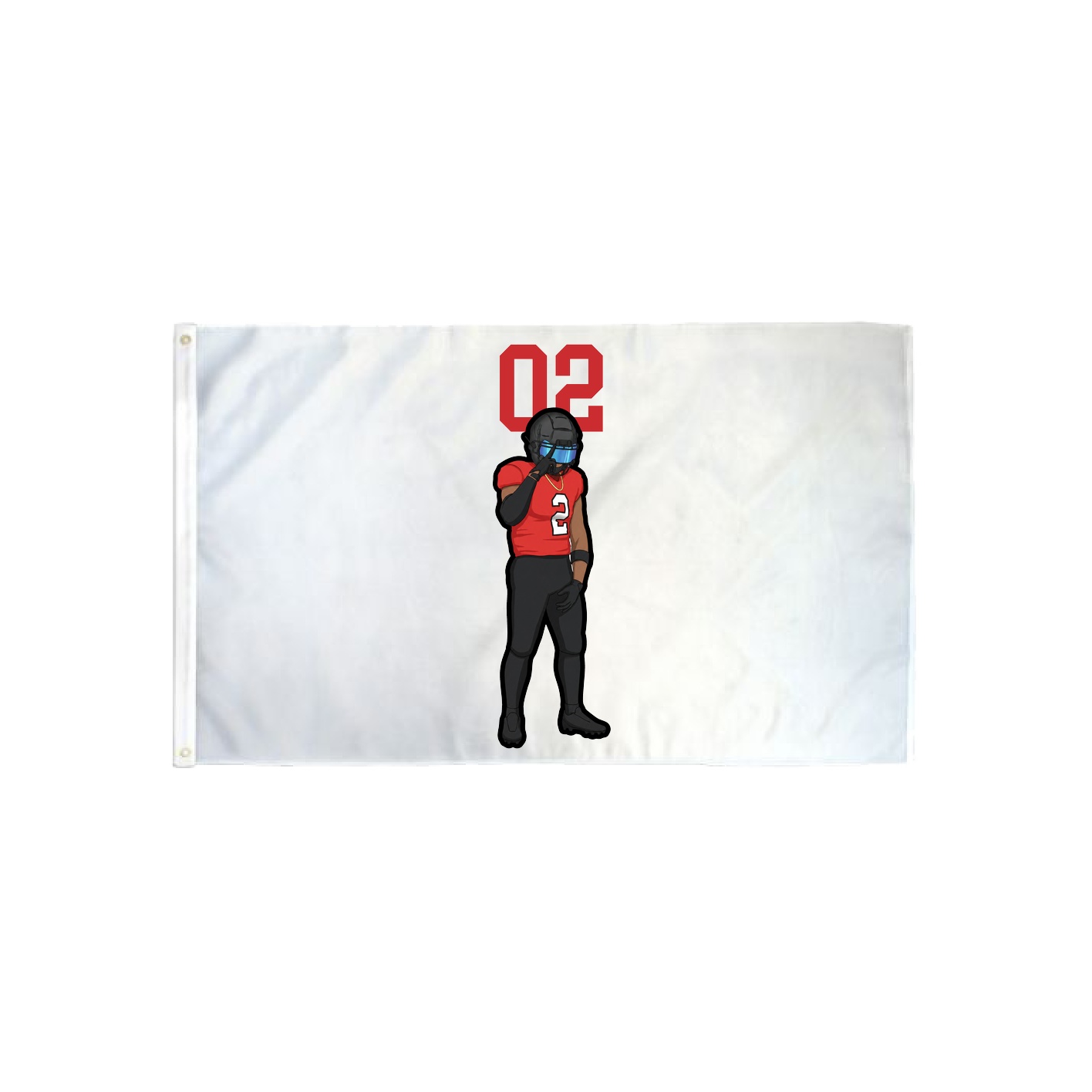 3x5 Flag — Number Top in Classic