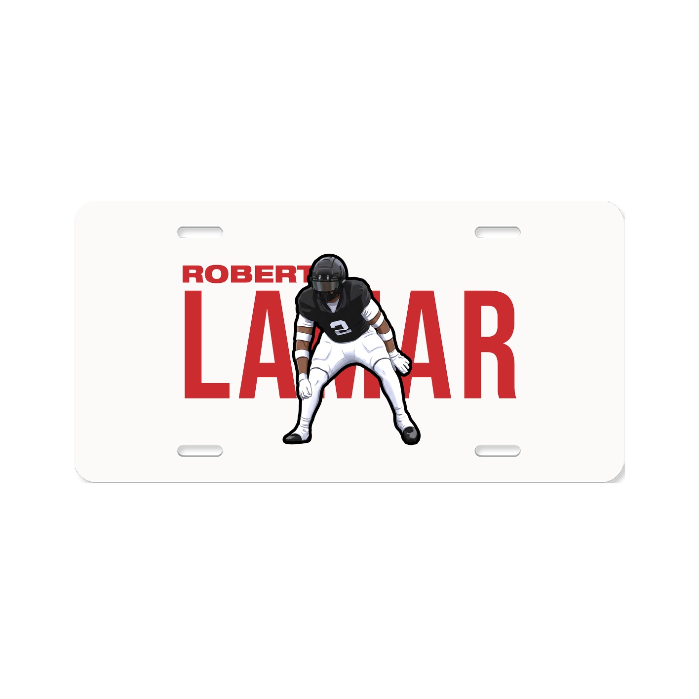 License Plate — Player Name in Classic