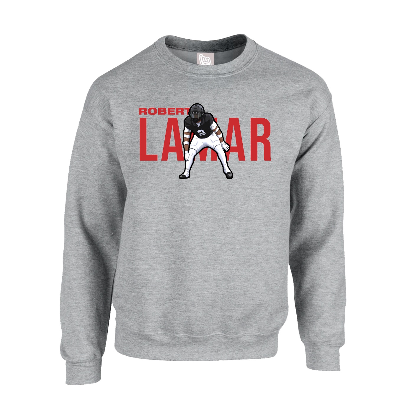 Fleece Crew — Player Name in Grey
