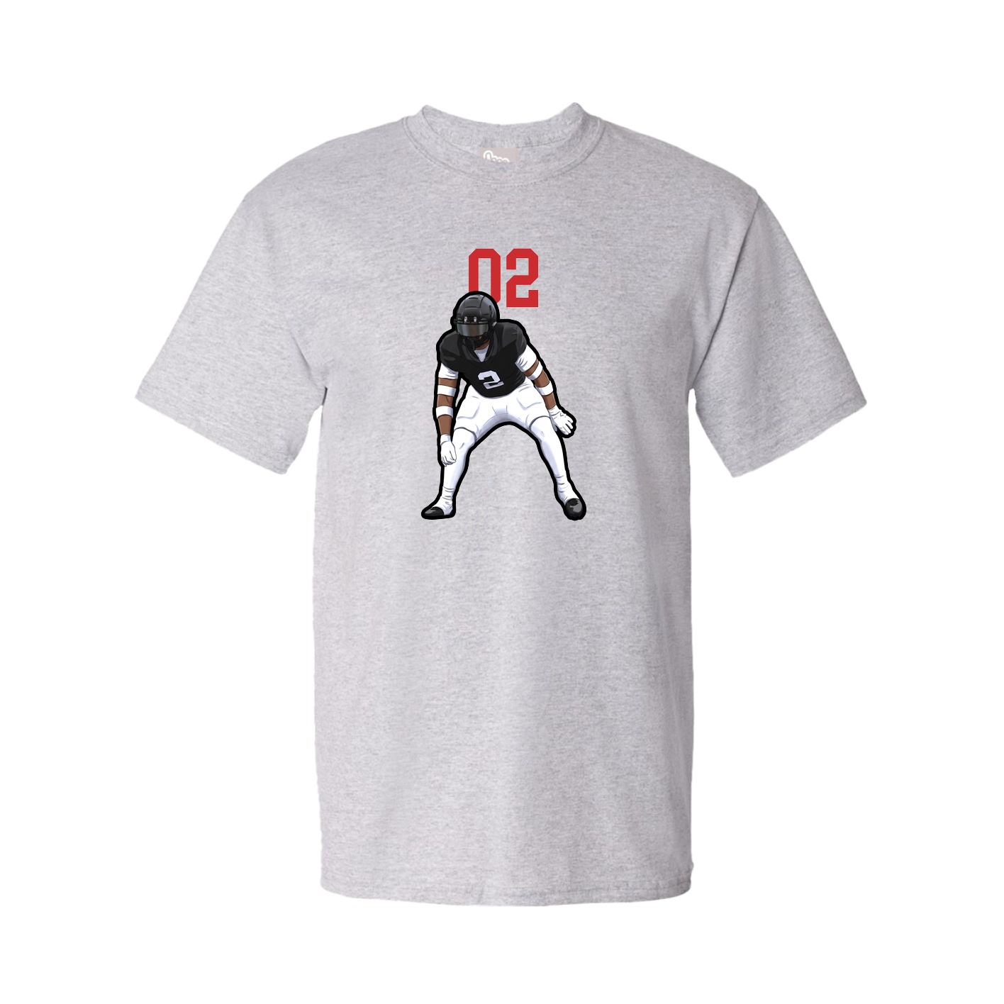 Tee — Number Top in Grey