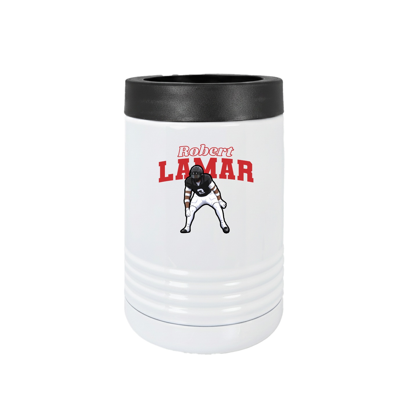 Beverage Holder — Name Arch in White