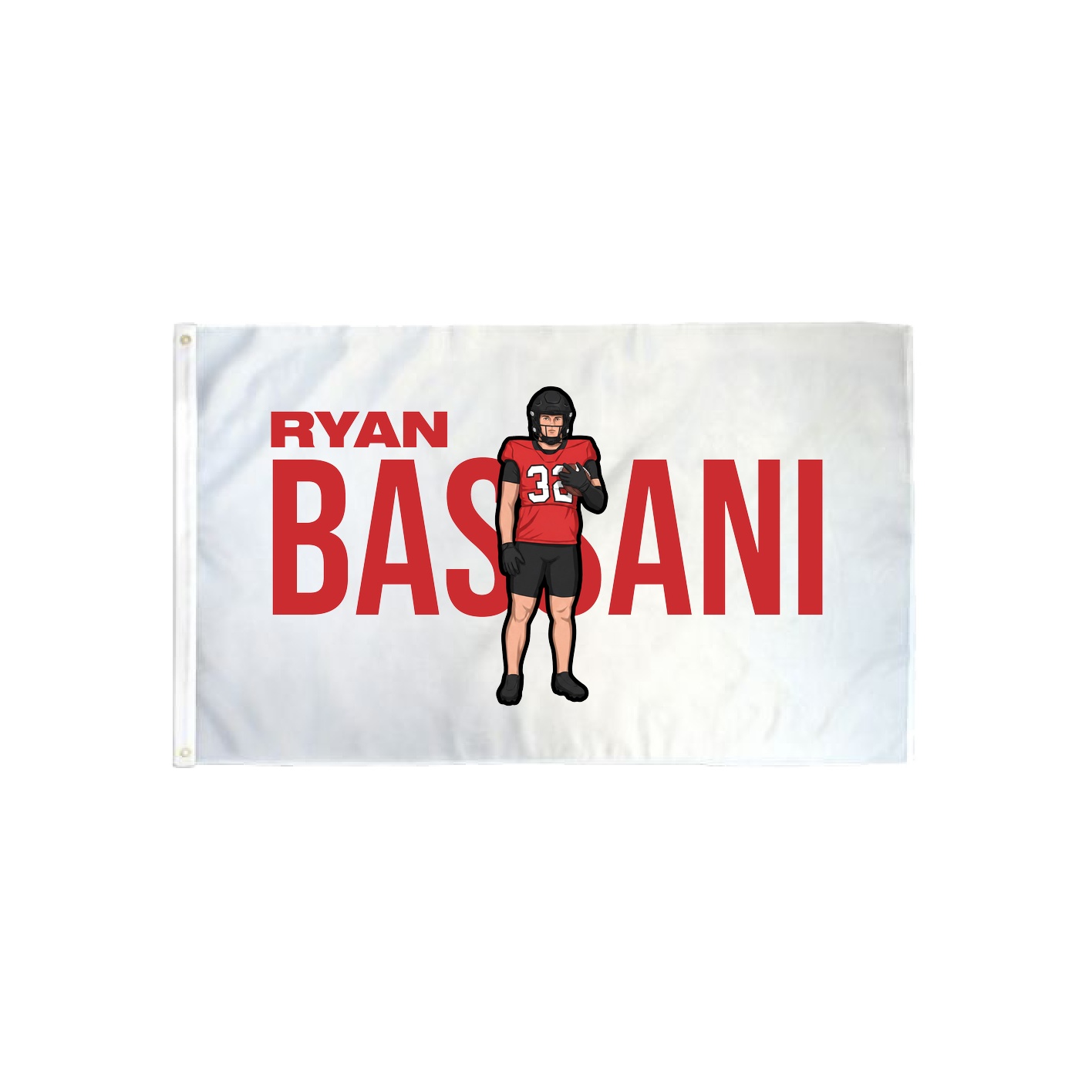 3x5 Flag — Player Name in Classic
