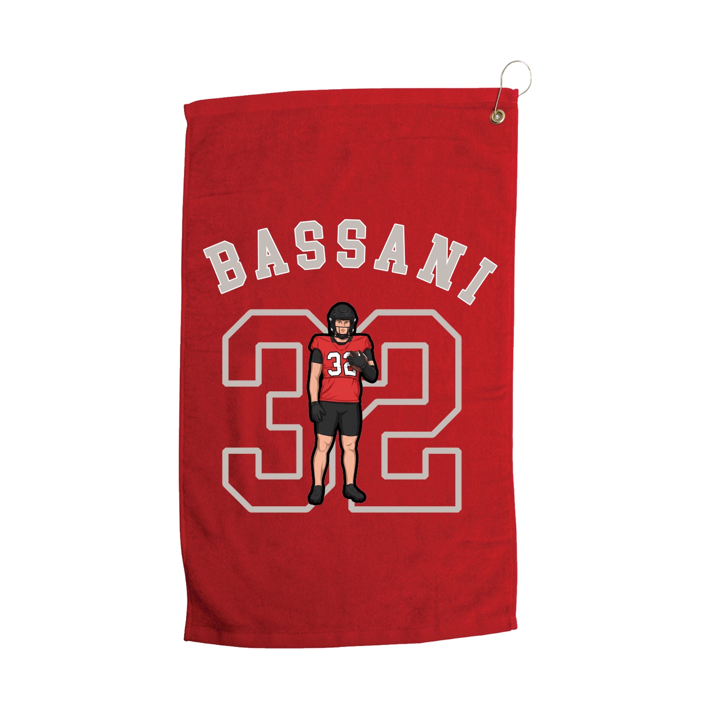 Golf Towel — Shirsey Arch in Red