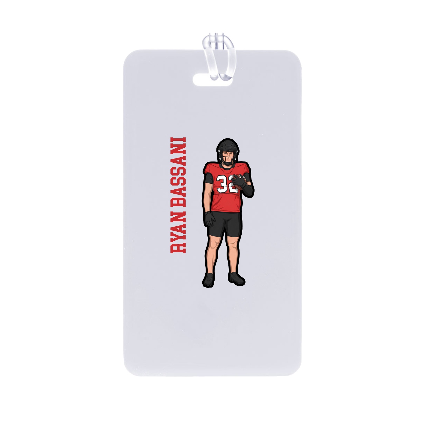Bag Tag — Name Vertical in Classic