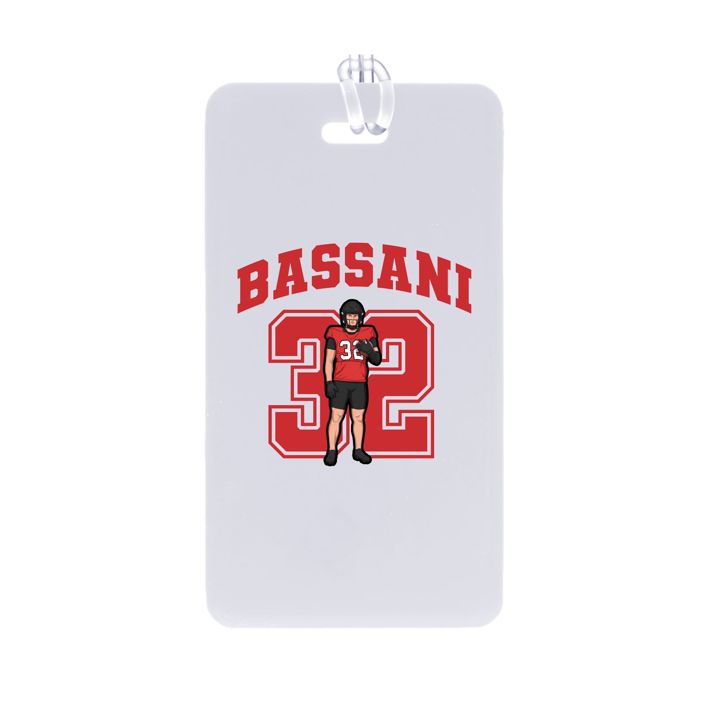 Bag Tag — Number in Classic