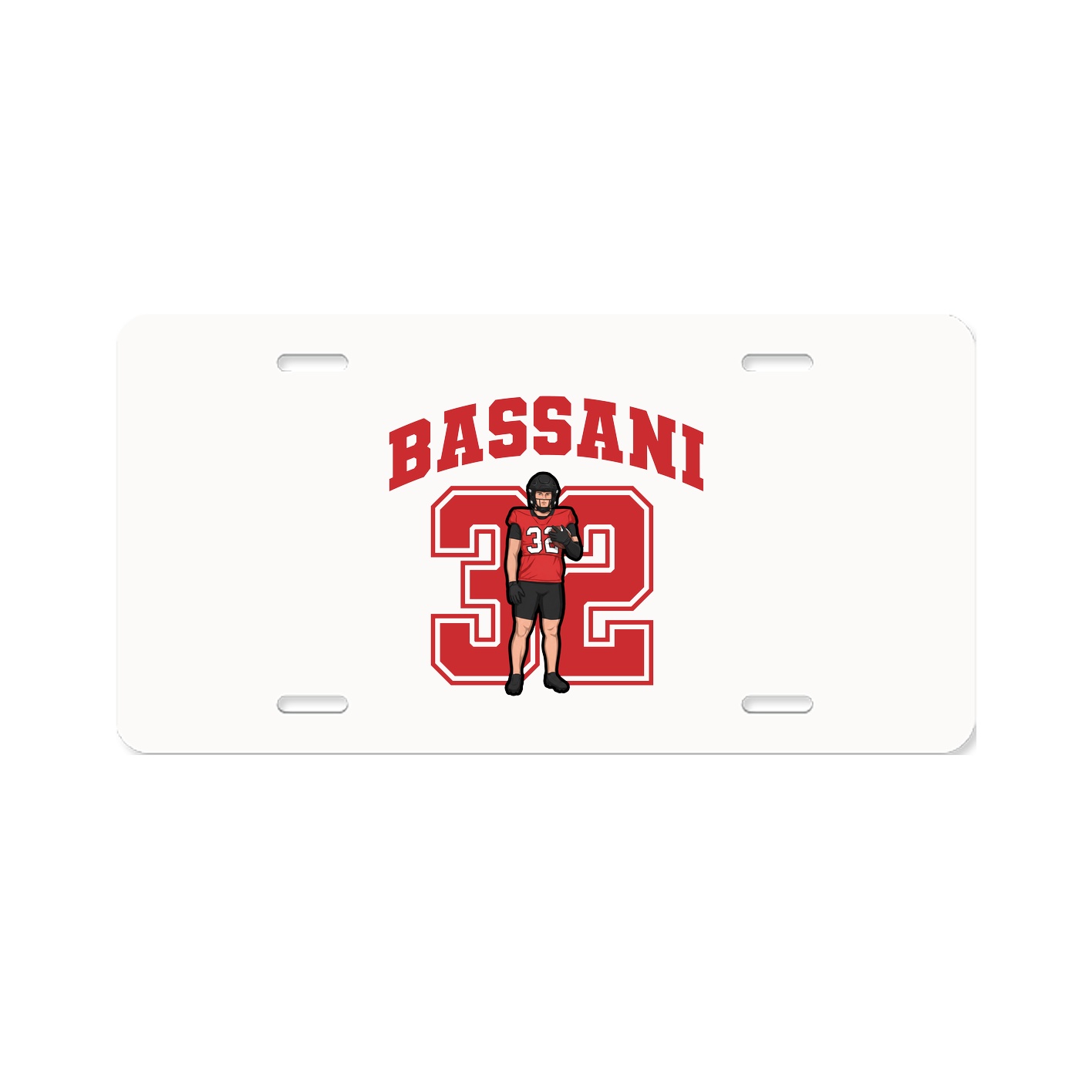 License Plate — Number in Classic
