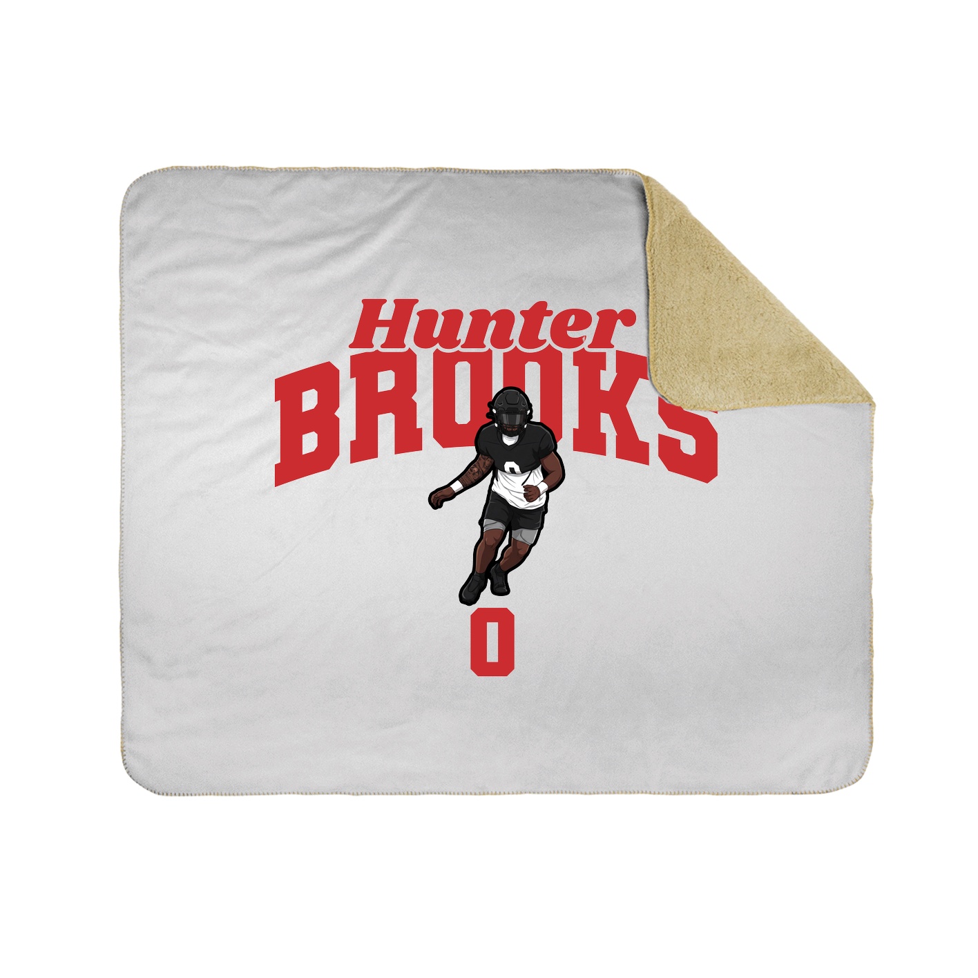 Throw Blanket — Signature Arch in White