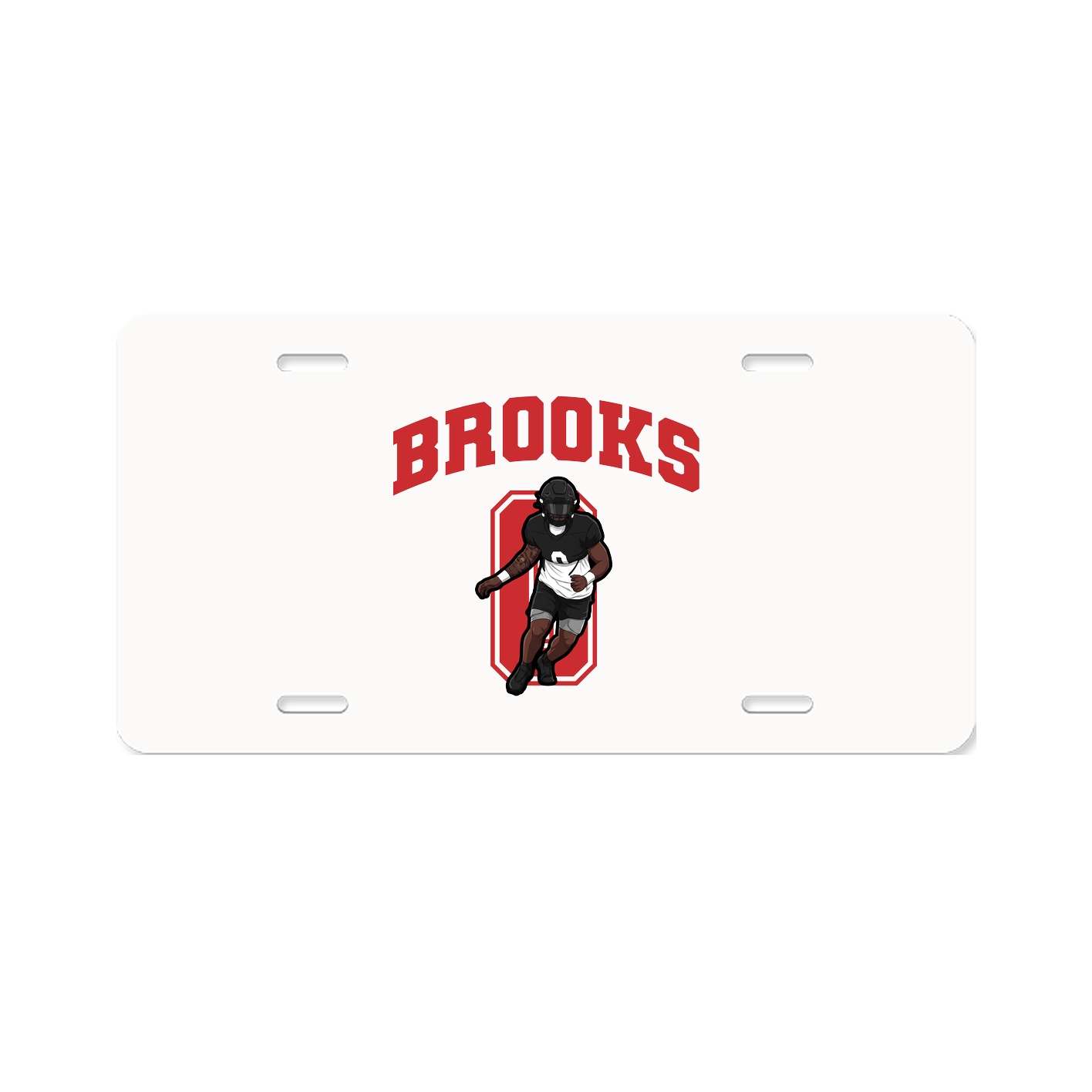 License Plate — Number in Classic