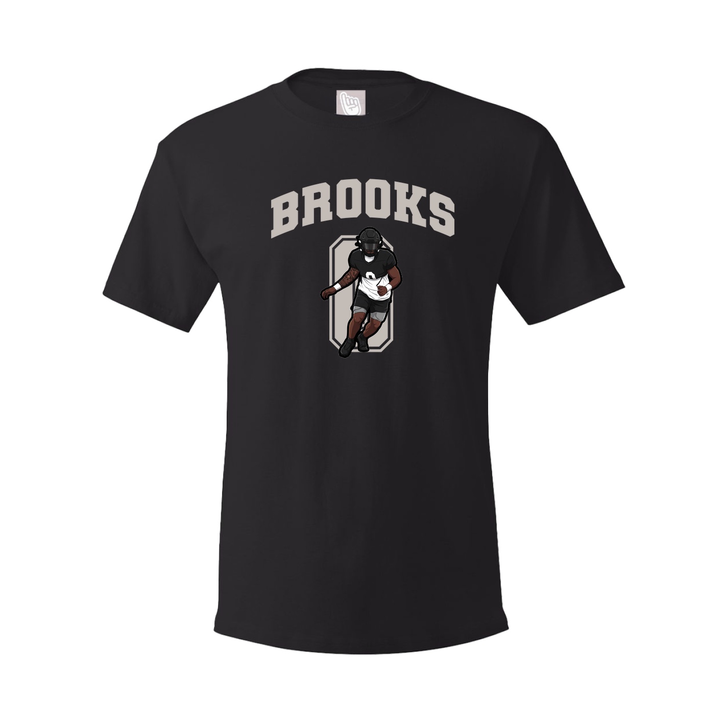 Youth Tee — Number in Black
