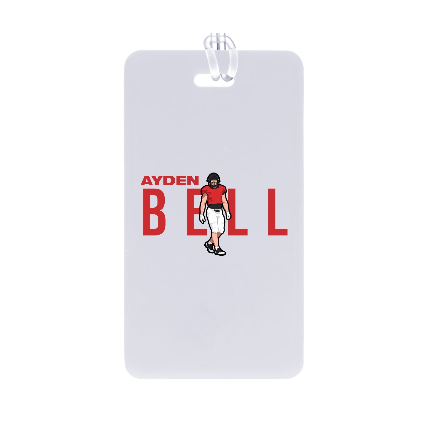 Bag Tag — Player Name in Classic