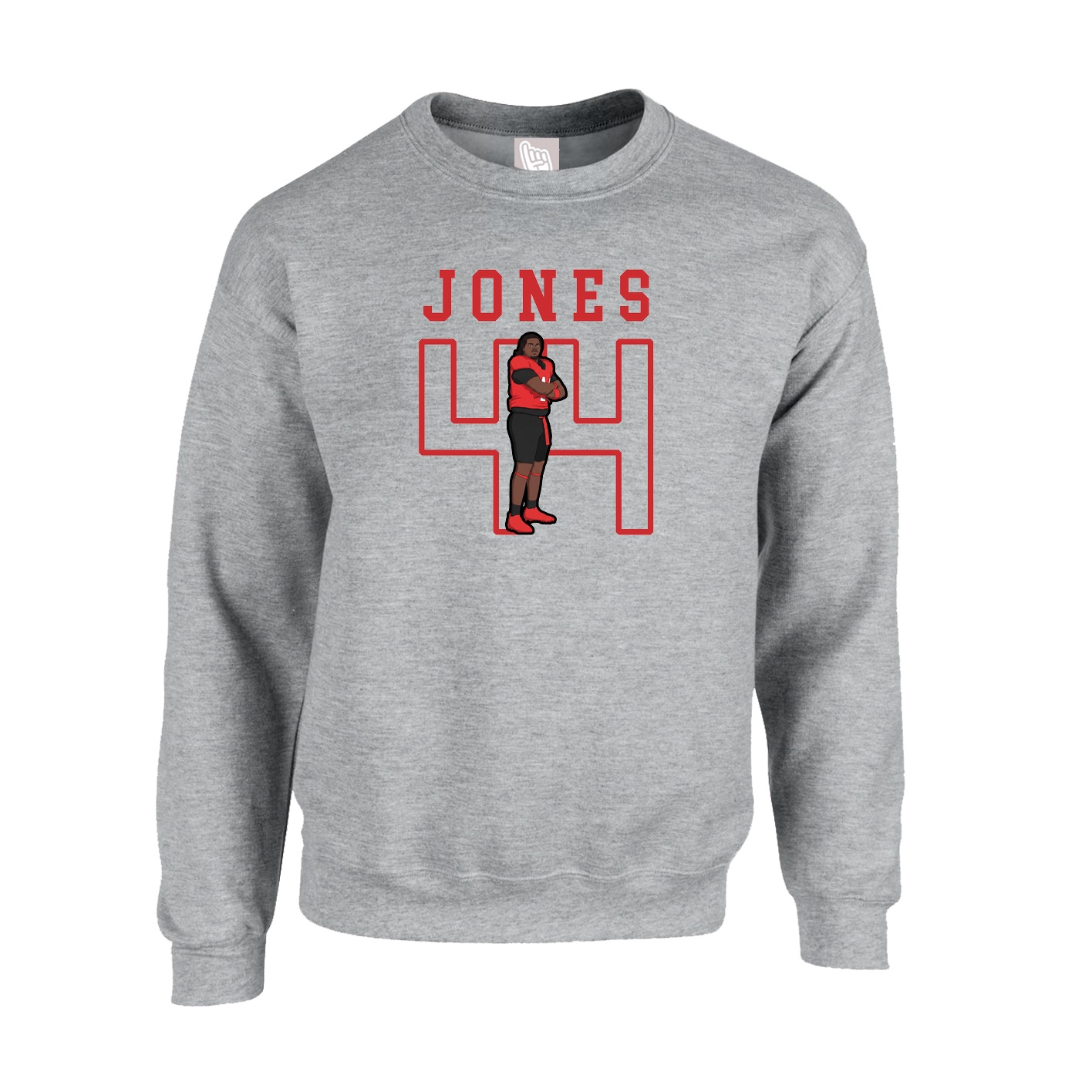 Fleece Crew — Shirsey in Grey