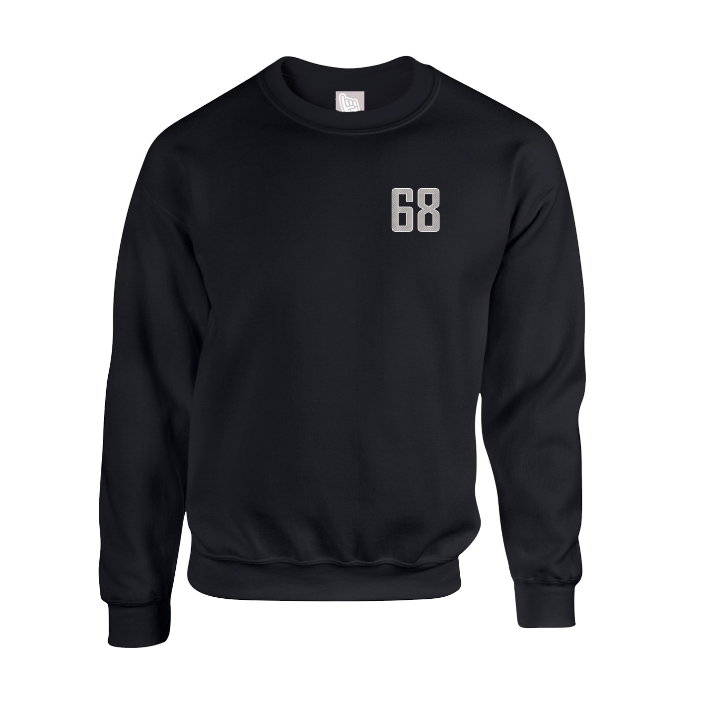 Fleece Crew — Front Shirsy in Black