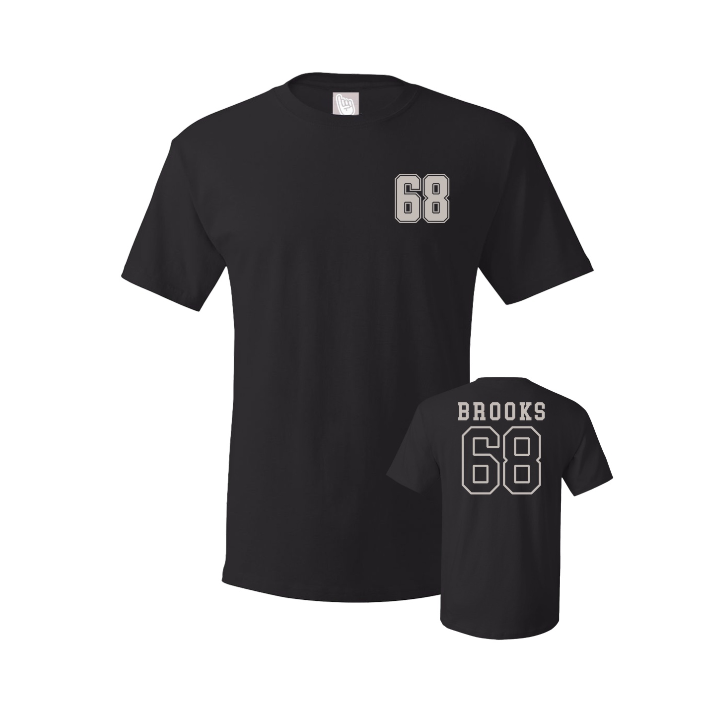 Youth Tee — Chest Back in Black