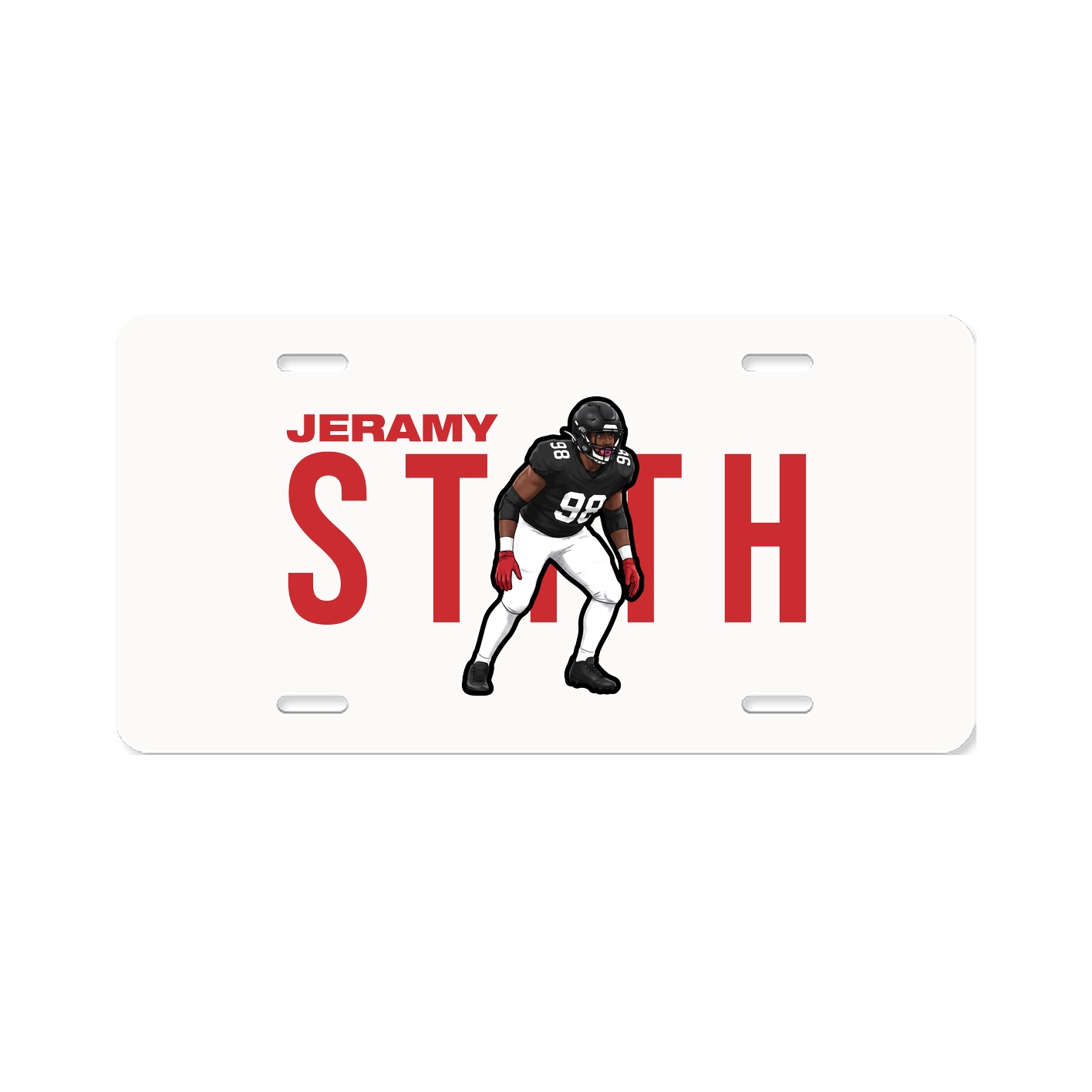 License Plate — Player Name in Classic