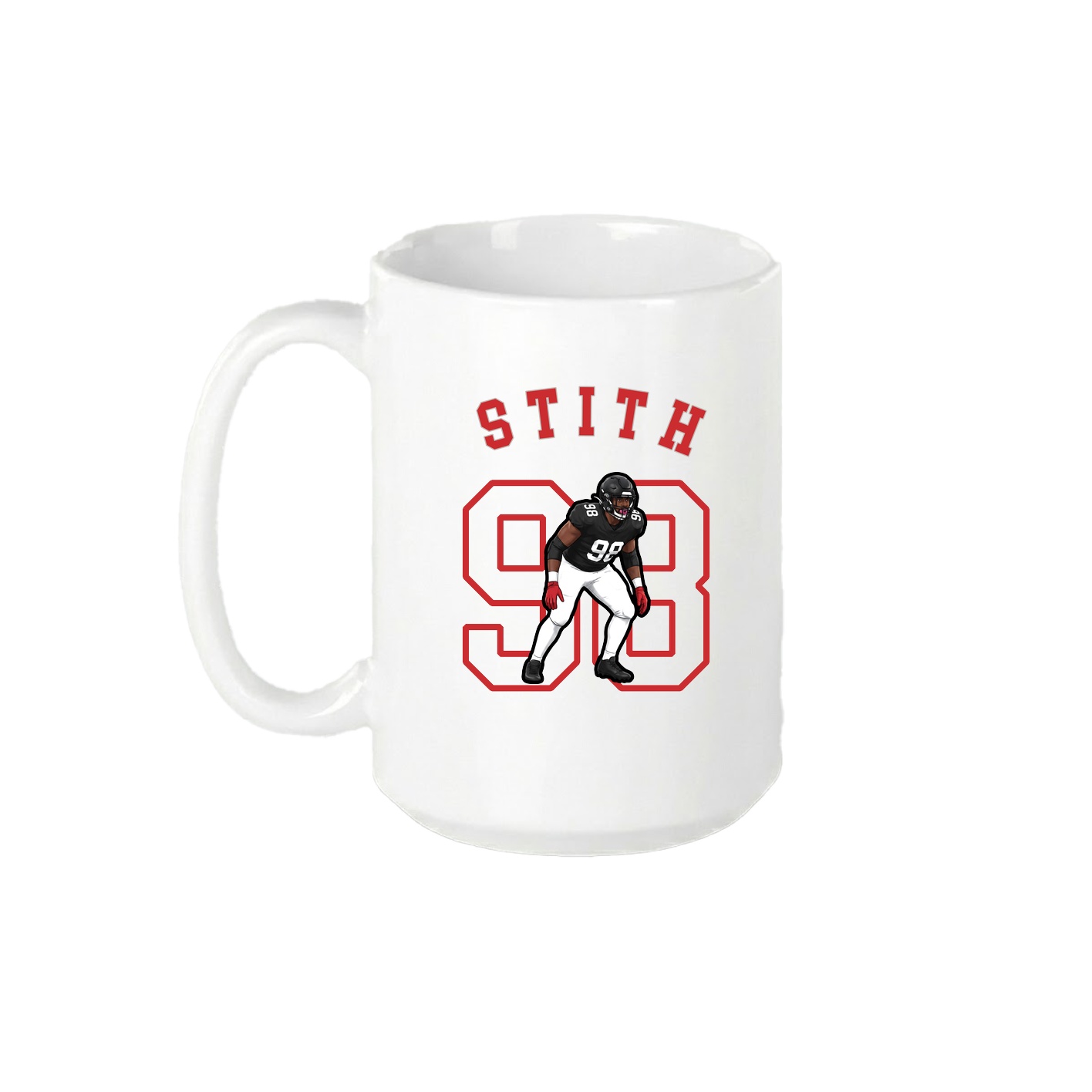 15oz Coffee Mug — Shirsey Arch in White