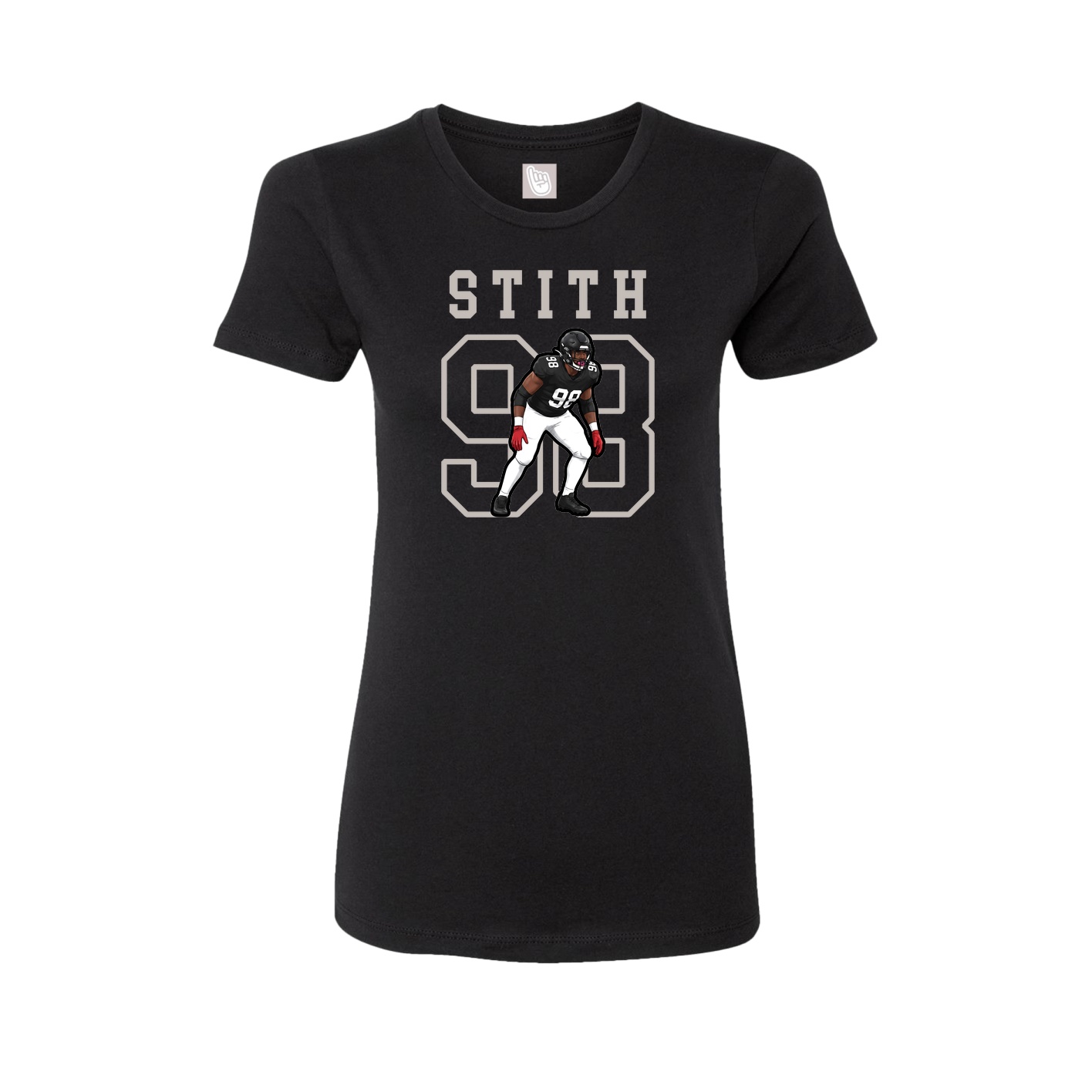 Fitted Women's Tee — Shirsey in Black