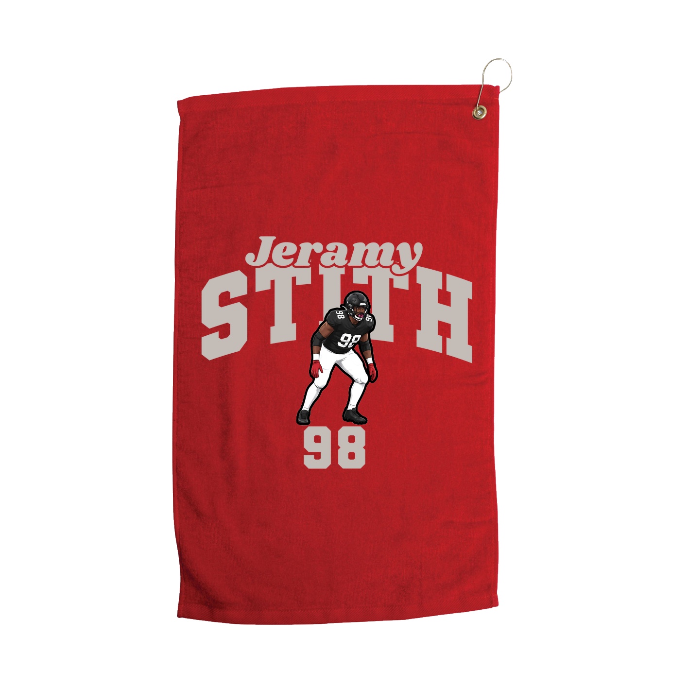 Golf Towel — Signature Arch in Red