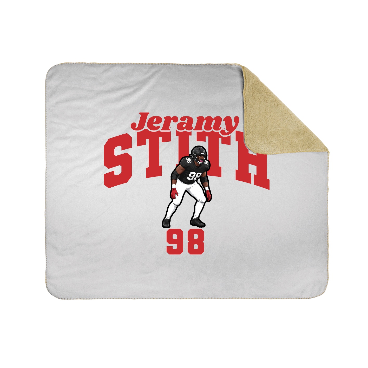 Throw Blanket — Signature Arch in White