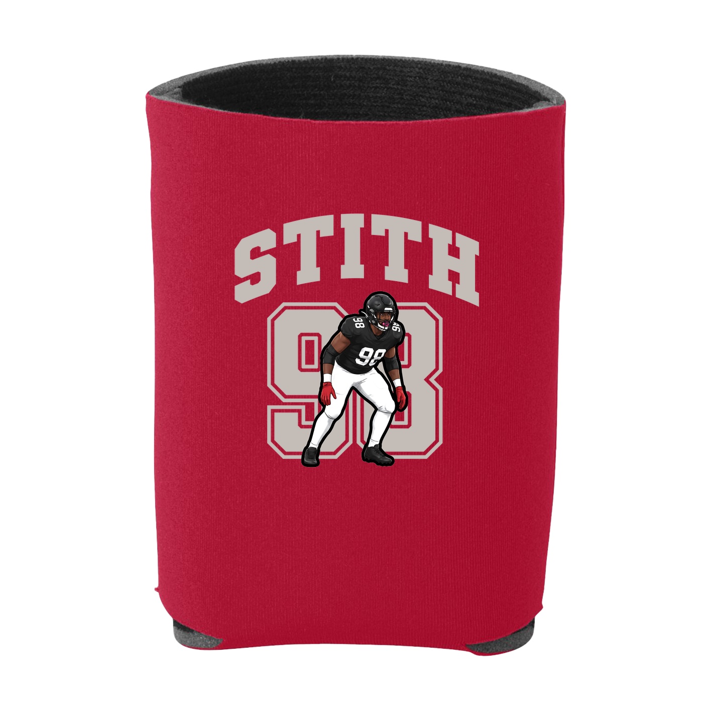 Can Holder — Number in Red