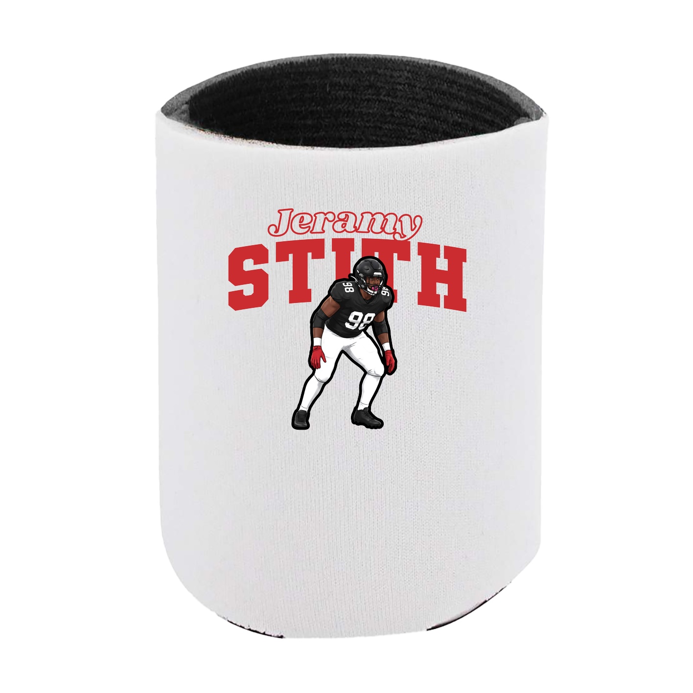 Can Holder — Name Arch in White