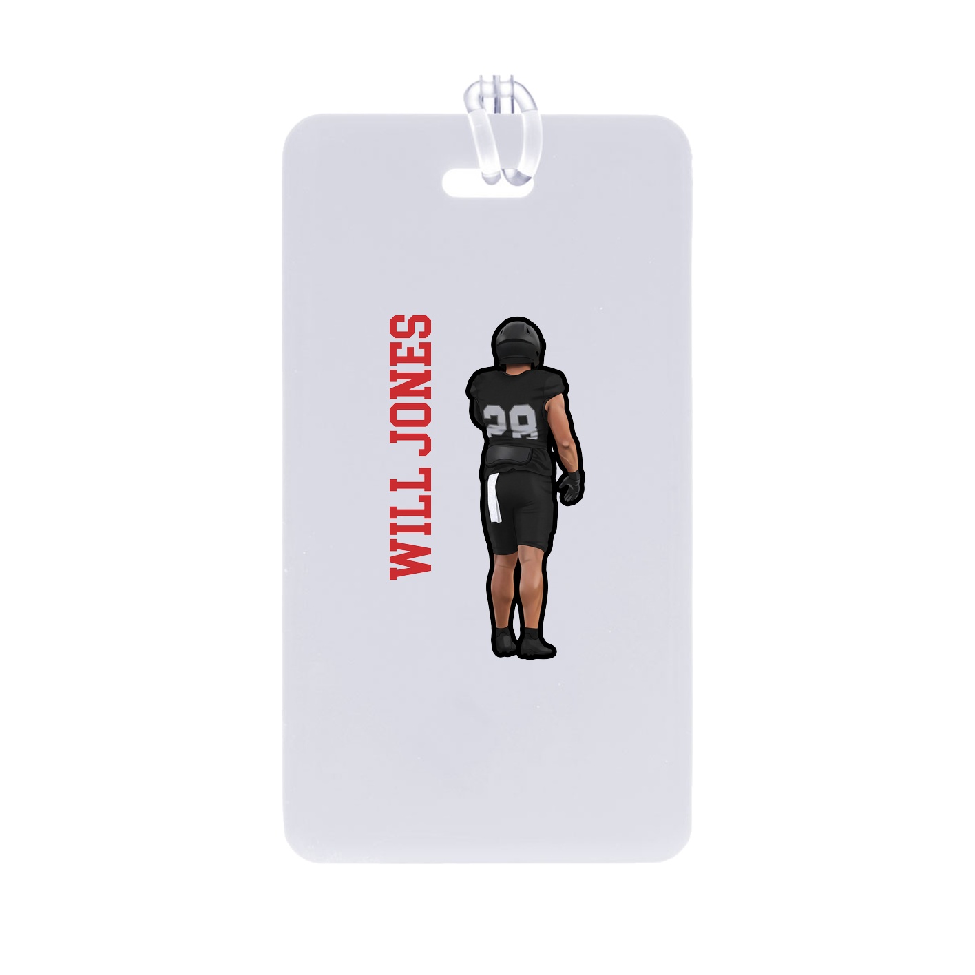 Bag Tag — Name Vertical in Classic