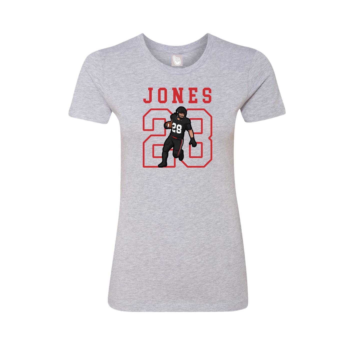 Fitted Women's Tee — Shirsey in Grey