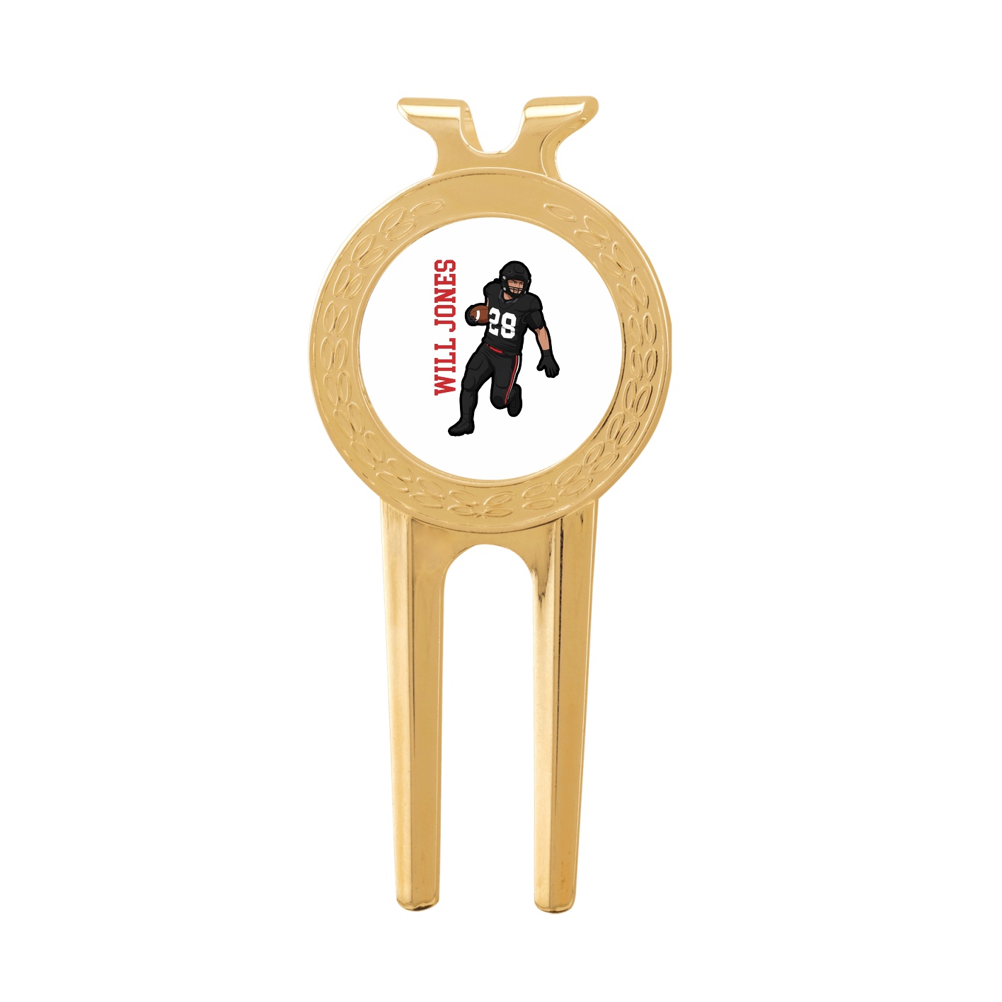 Divot Tool with Ball Marker — Name Vertical in Classic