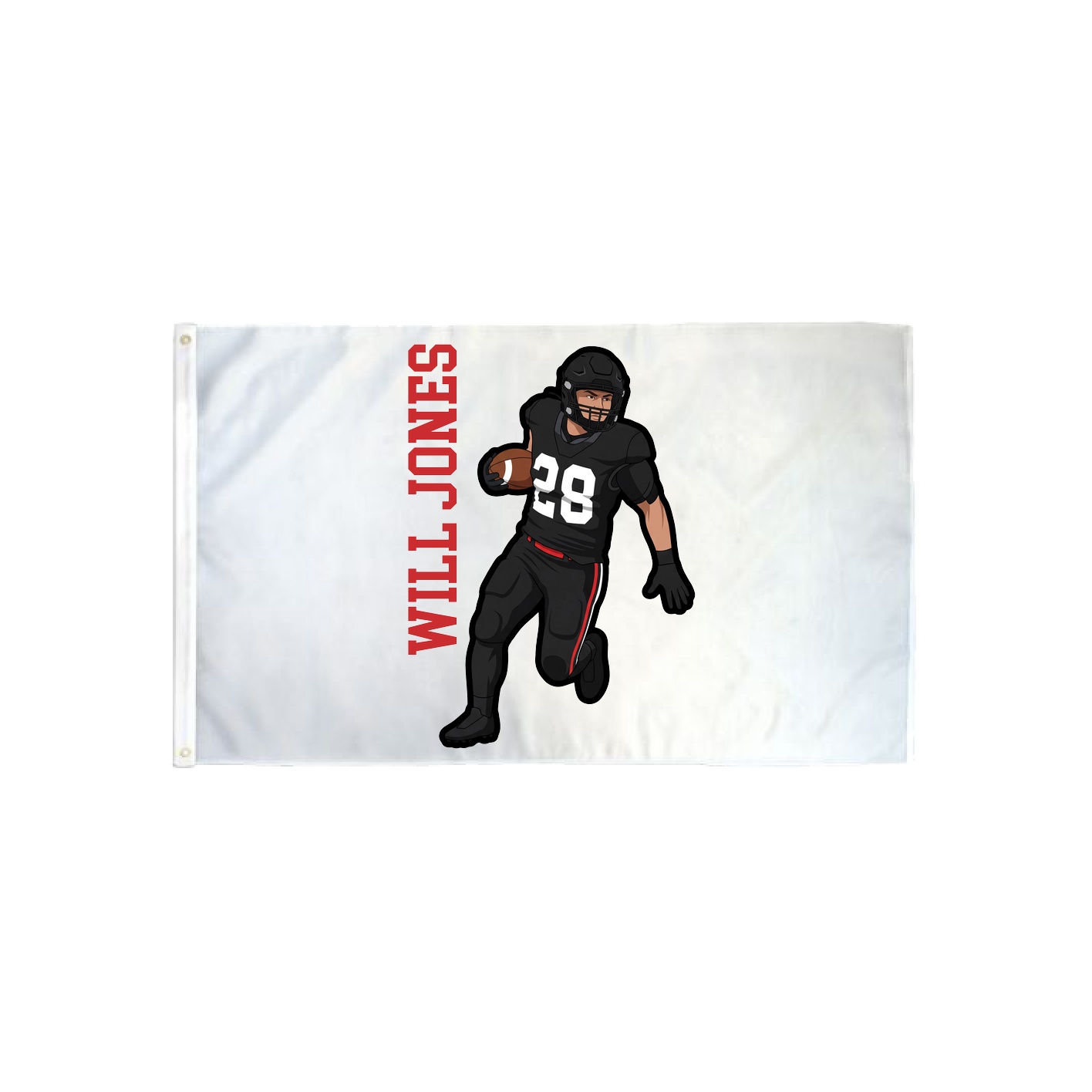 3x5 Flag — Name Vertical in Classic