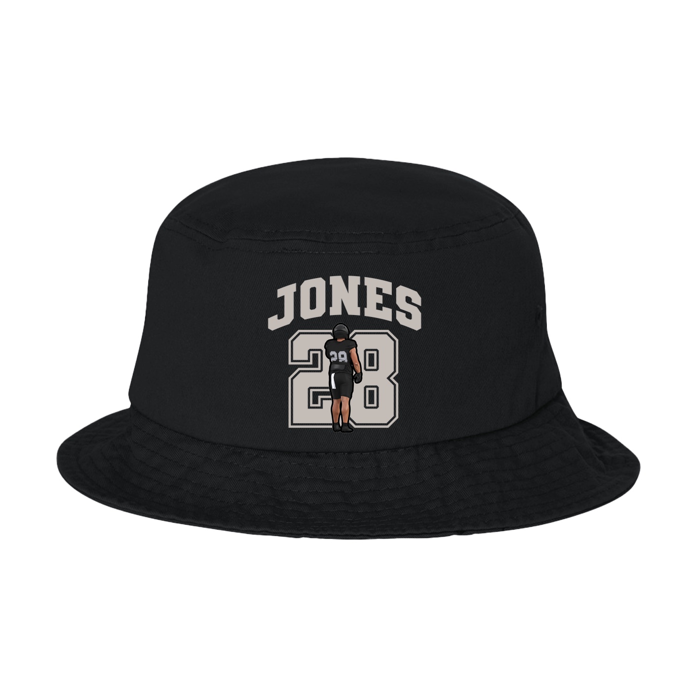 Bucket Cap — Number in Black