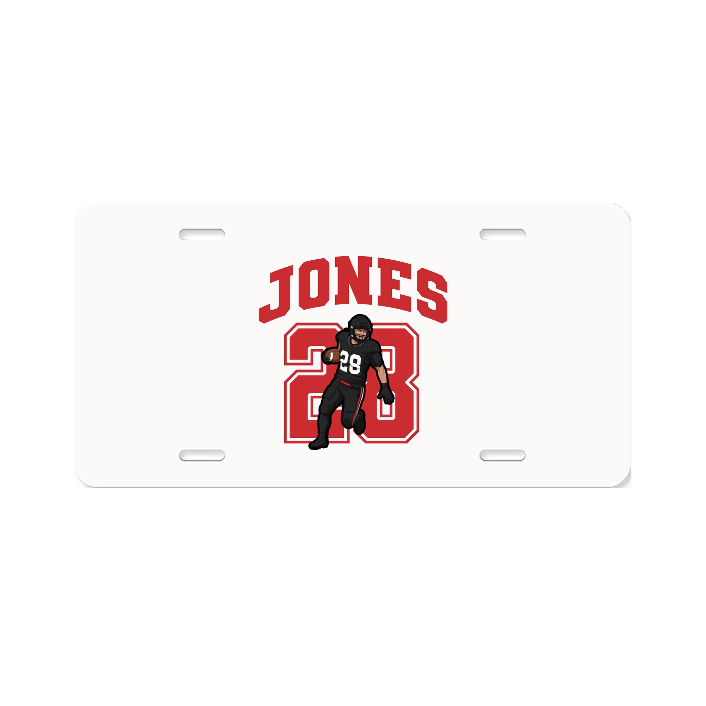 License Plate — Number in Classic