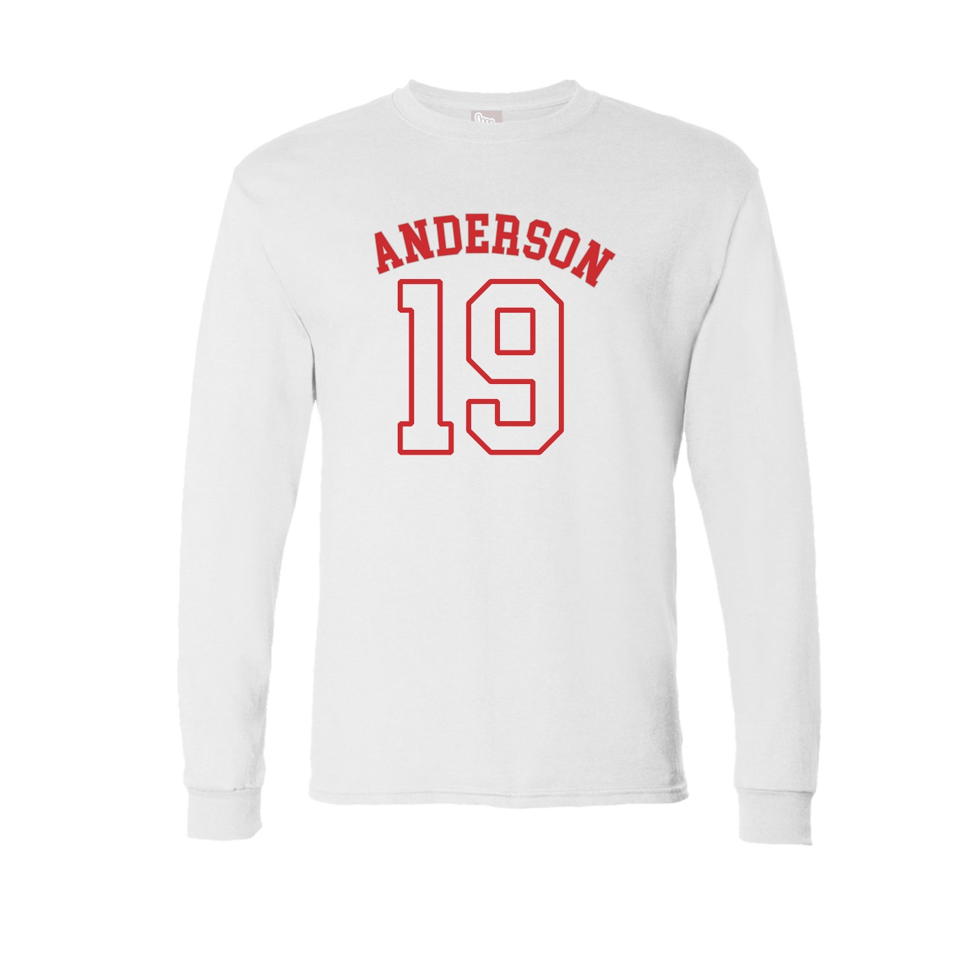 Long Sleeve Tee — Shirsey Arch in White