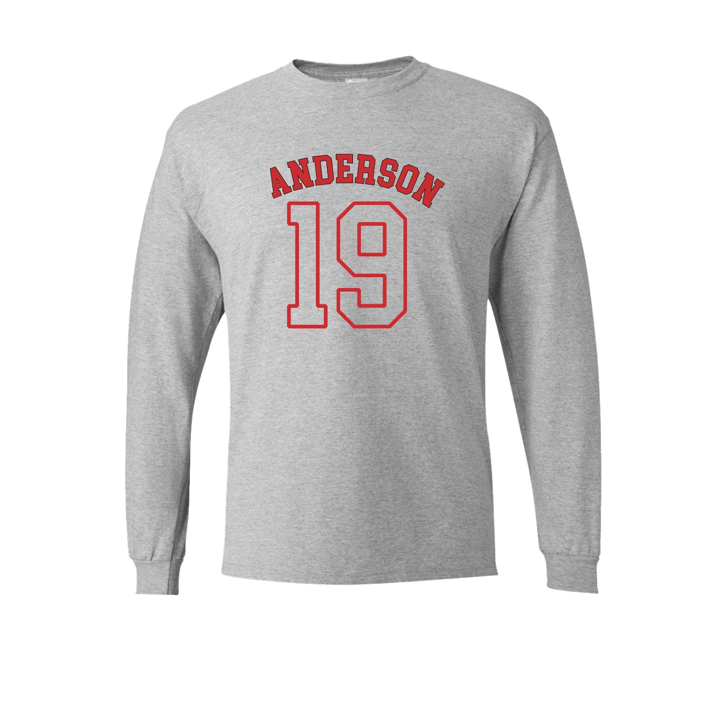 Long Sleeve Tee — Shirsey Arch in Grey