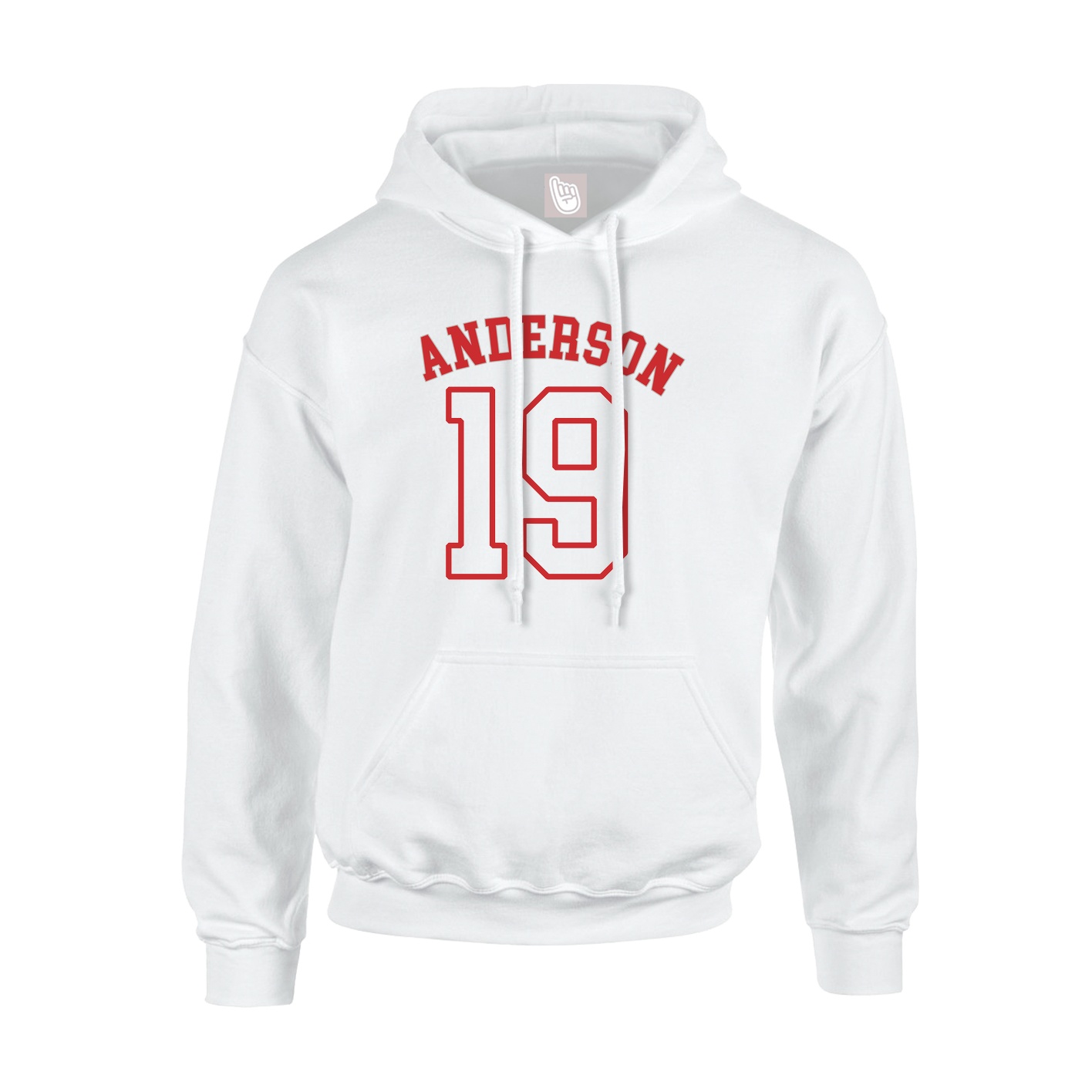 Hoodie — Shirsey Arch in White